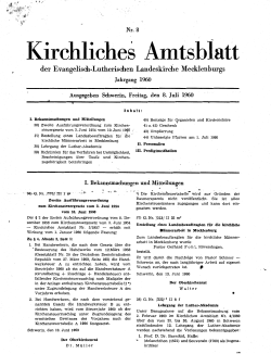 KirchlicheS Amtsblatt - Kirchenrecht Nordkirche