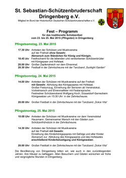in diesem PDF - St. Sebastian-Sch&uuml;tzenbruderschaft Dringenberg eV