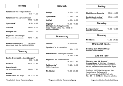 Monatsprogramm Eppendorf - Juni 2015