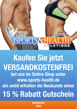 job 6 update 1 - Sports & Health