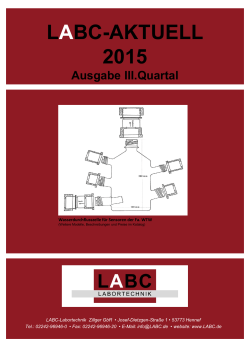 LABC-Aktuell 2015, Ausgabe II. Quartal