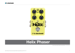 Helix Phaser - TC Electronic