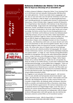 Nepal News 25. April