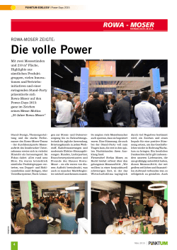 Die volle Power - Rowa