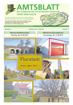 Amtsblatt Ausgabe 2015-05