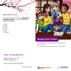 Manga-Club Flyer
