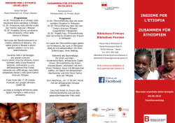 INSIEME PER L`ETIOPIA ZUSAMMEN F&Uuml;R &Auml;THIOPIEN