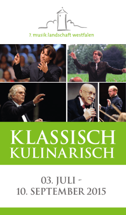 jozsef lendvay - musik:landschaft westfalen