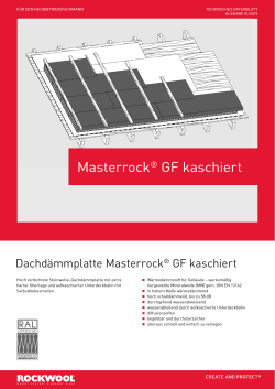 Masterrock® GF kaschiert