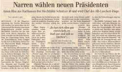 Bericht in der Schwäbischen Zeitung vom 31.03.2015