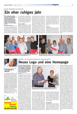 Ein eher ruhiges Jahr