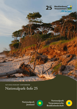 Nationalpark-Info 25 - Nationalpark Vorpommersche