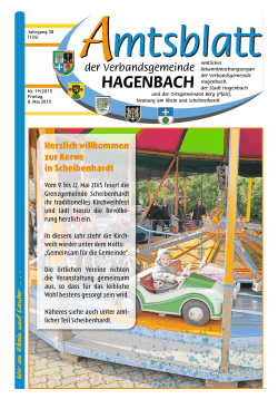 19/2015 - Stadt Hagenbach