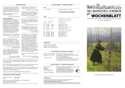 Wochenblatt Nr. 27 - Freie Waldorfschule Evinghausen
