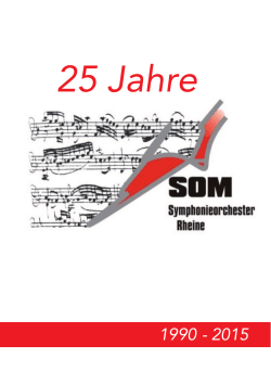 25 Jahre - Symphonieorchester Rheine