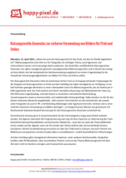 Pressemeldung vom 13.04.2015
