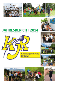 Jahresbericht 2014 - Kreisjugendring Erding