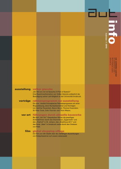 info 1/15 - aut. architektur und tirol