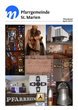 Pfarrbrief April 2015 - Kath. Kirchengemeinde St. Marien Neunkirchen