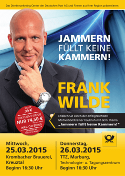 JAMMERN - CON WERBEAGENTUR