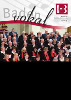 - Badischer Chorverband
