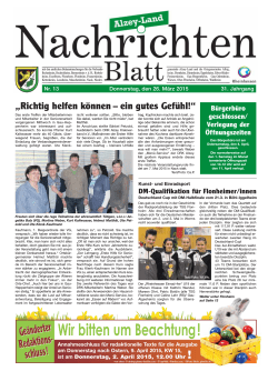 KW 2015-13 - Verbandsgemeinde Alzey-Land