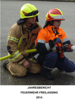 JAHRESBERICHT FEUERWEHR FREILASSING 2014