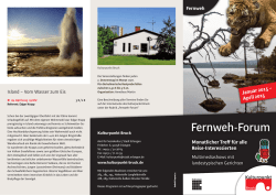 Fernweh-Forum - Begegnungszentrum