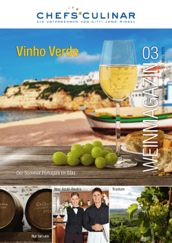 Vinho Verde - CHEFS CULINAR Plus