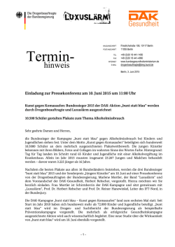 Termin- - Bundesministerium für Gesundheit