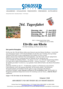 Eltville am Rhein im Juni