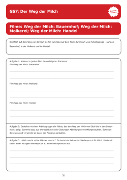 GS 7 - Der Weg der Milch in den Handel