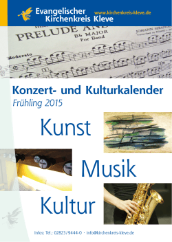 Kunst Musik Kultur - Kirchenkreis Kleve
