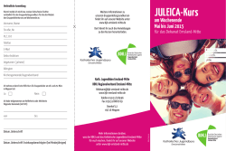 JULEICA-Kurs - beim Kath. Jugendb&uuml;ro Emsland
