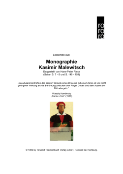 Monographie Kasimir Malewitsch
