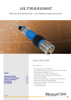 P43-EX - WayCon Positionsmesstechnik GmbH