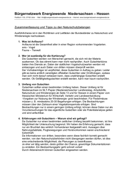 Bürgernetzwerk Energiewende Niedersachsen – Hessen