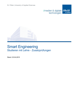Informationen Studieren mit Lehre