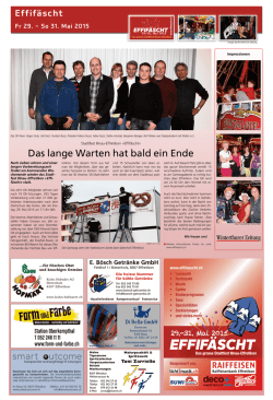 Das lange Warten hat bald ein Ende