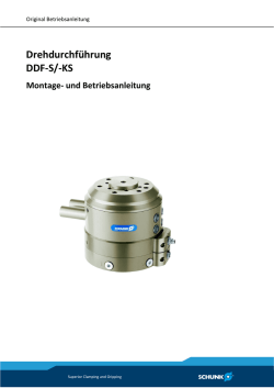 Drehdurchf&uuml;hrung DDF-S/-KS