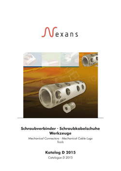 Katalog D: GPH Schraubtechnik - Nexans Power Accessories