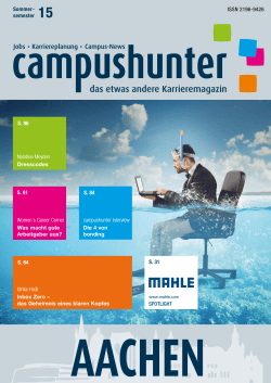 ISSN 2196-9426 Sommer- semester 15