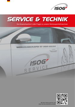 SERVICE & TECHNIK - ISOG