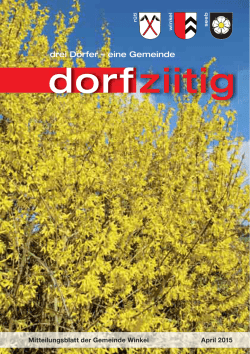 Dorfziitig April 2015