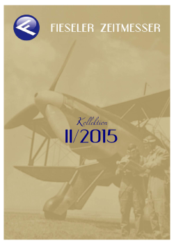 II/2015 - bei FIESELER Zeitmesser