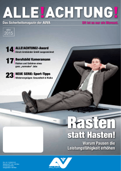 statt Hasten! - Alle! Achtung!