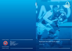 Reglement der UEFA Youth League, Saison 2015/16