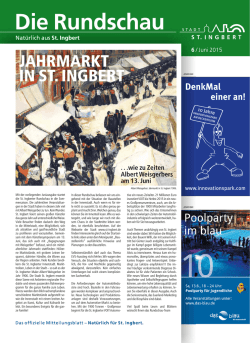 Jeden Monat finden Sie hier die aktuelle