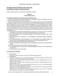 Grundsicherung f&uuml;r Arbeitsuchende