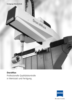 DuraMax Professionelle Qualit&auml;tskontrolle in